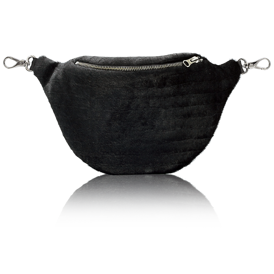 NERKA - Leather Ponny Black Cro