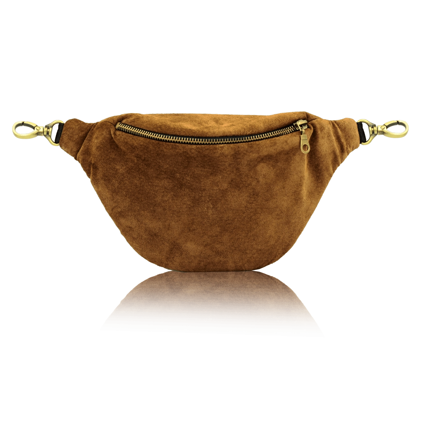 leather suede medium brown