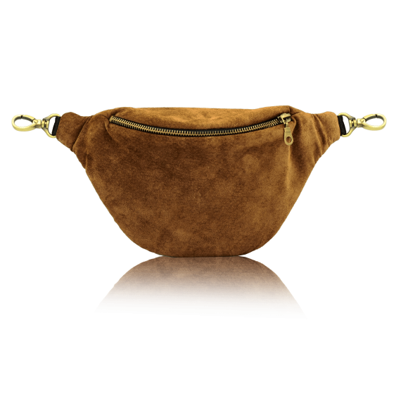 leather suede medium brown