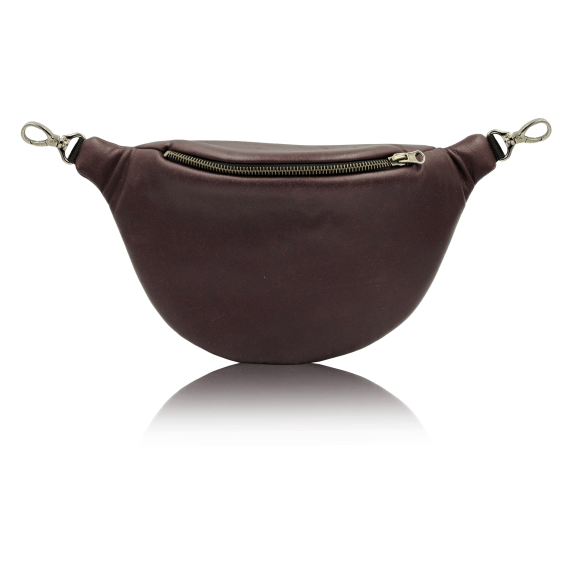 rec leather plum
