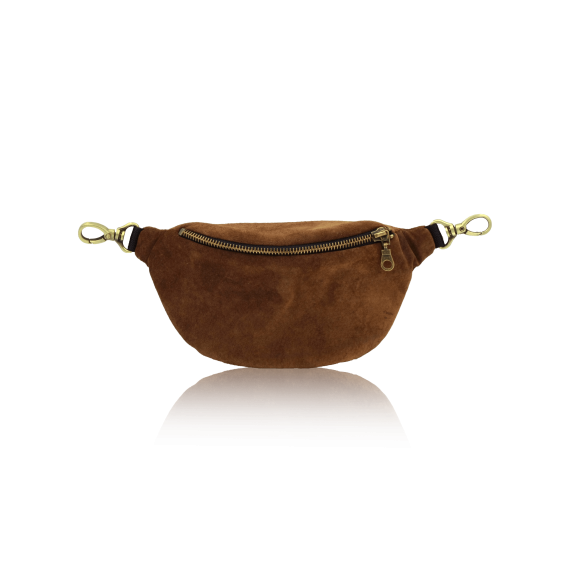 mini suede brown