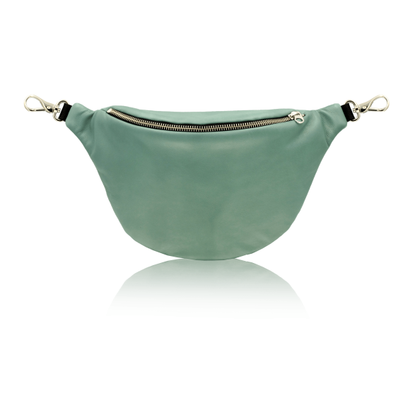 leather sage green