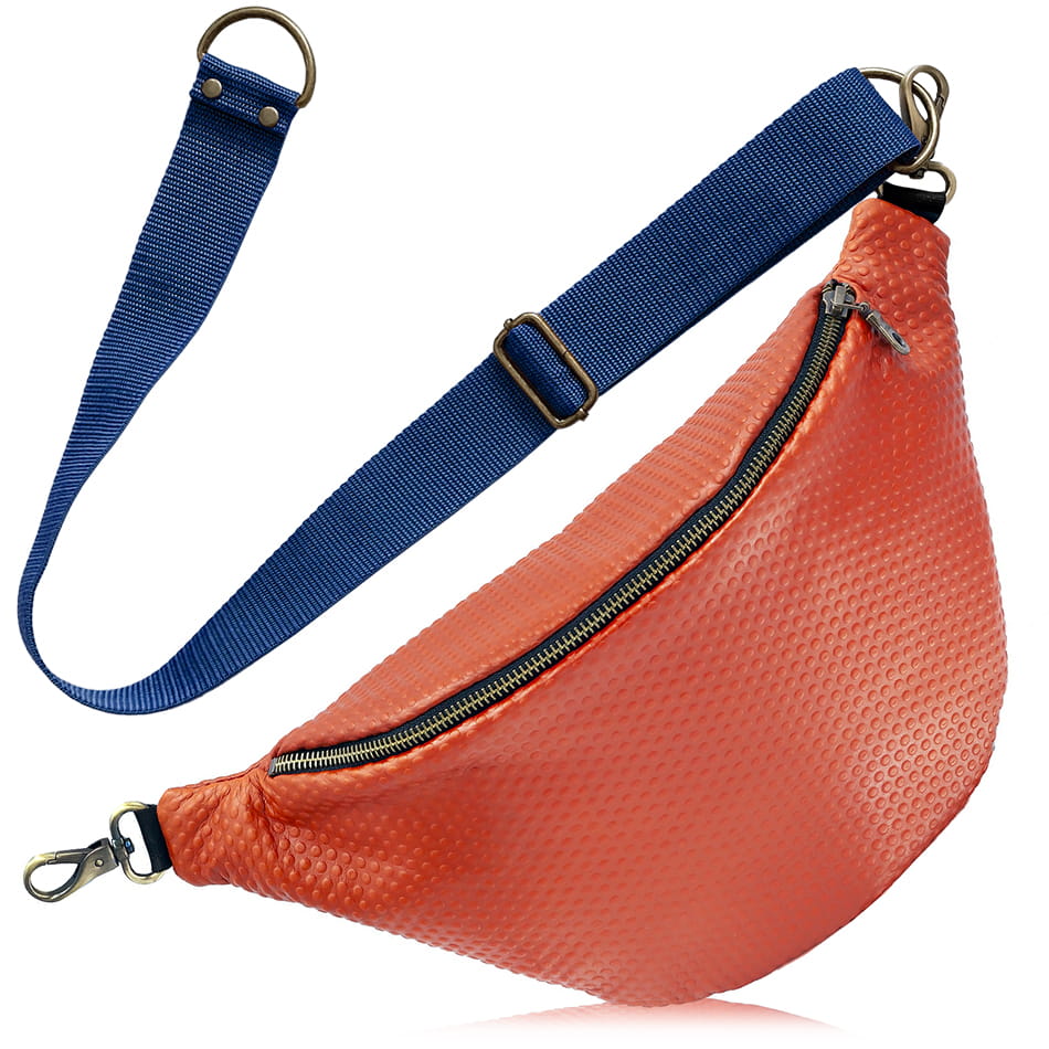 NERKA - Leather Bubble Spice pasek granatowy 1.jpg