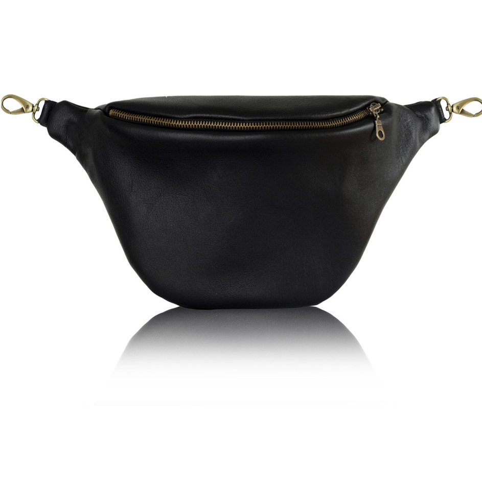 NERKA - Leather Black - maxi