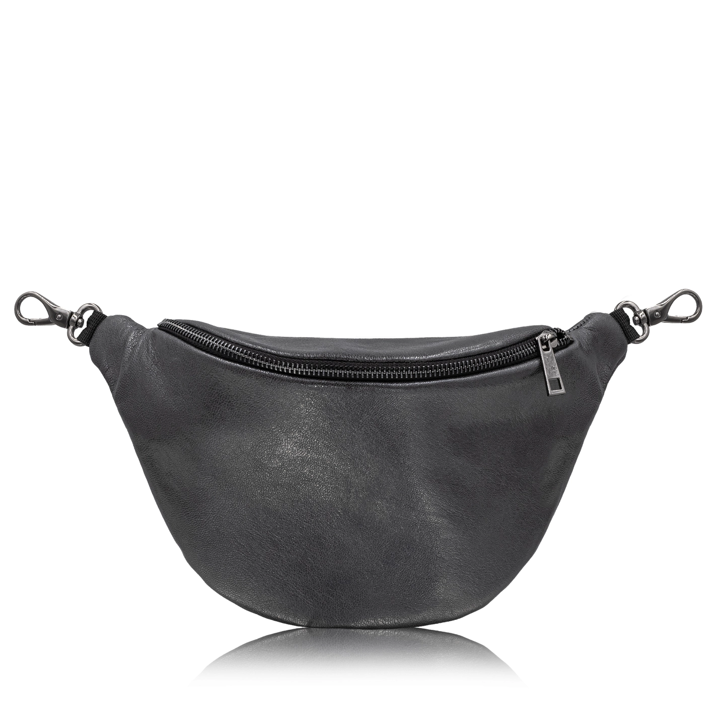 Anacomito nerka skórzana Orion Grey.webp