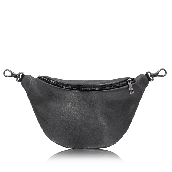 Anacomito nerka skórzana Orion Grey.webp
