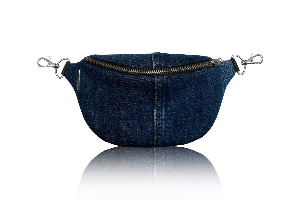 jeans blues dark nerka saszetka dżinsowa mini