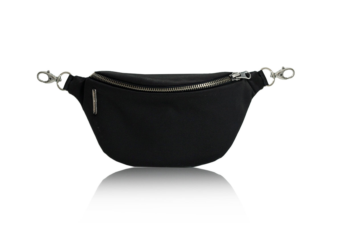 Satin Black mini , nerka Anacomito z satynowym połyskiem, nieprzemakalna, elegancka