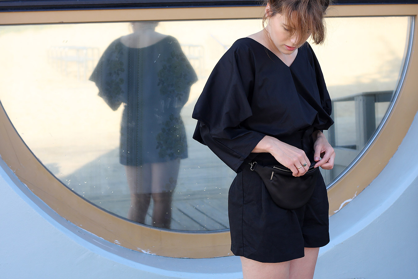 Satin Black standard Jaga , nerka Anacomito z satynowym połyskiem, nieprzemakalna, elegancka