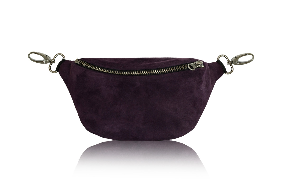 Purple-suede-minil