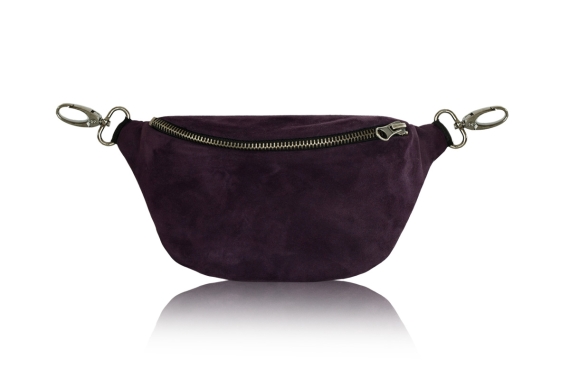 Purple-suede-minil