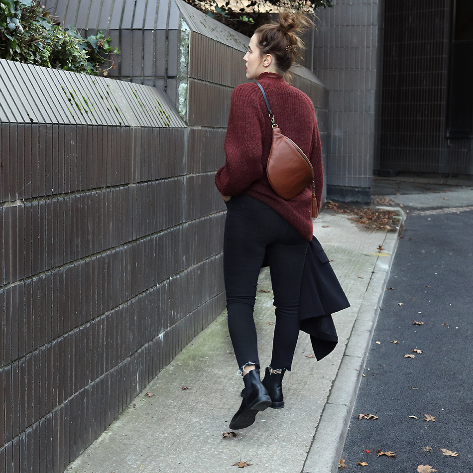 nerka classic brown leather maxi jaga