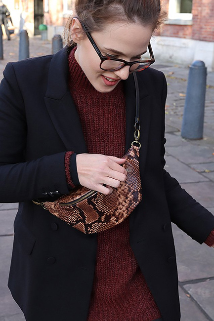 nerka snake brown mini jaga