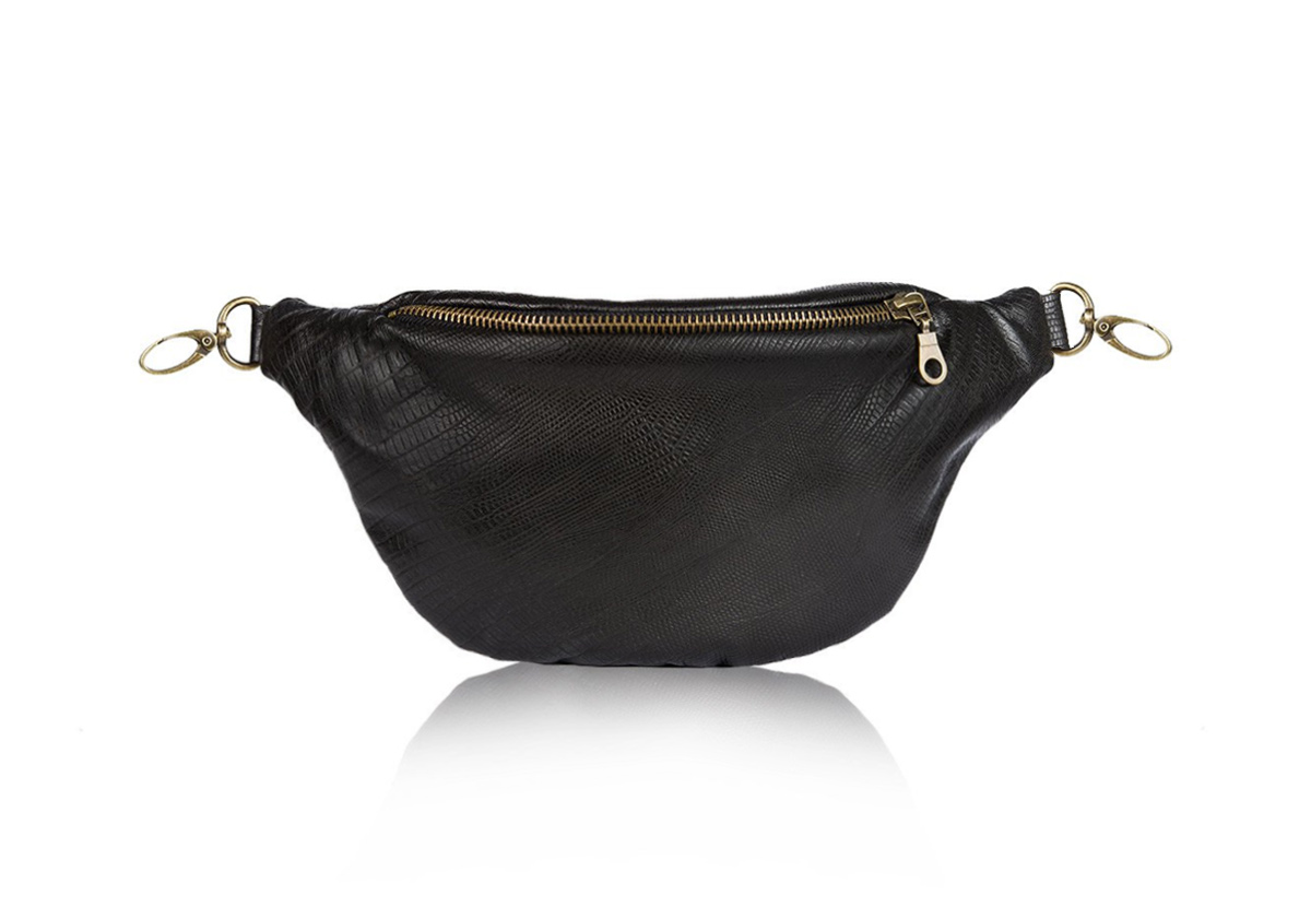 nerka lizard leather mini