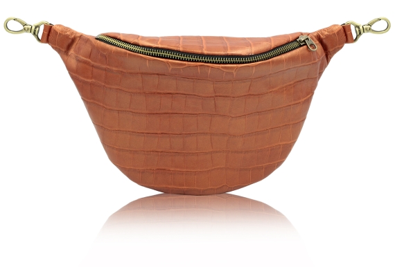 nerka-anacomito-skórzana-croc-brown