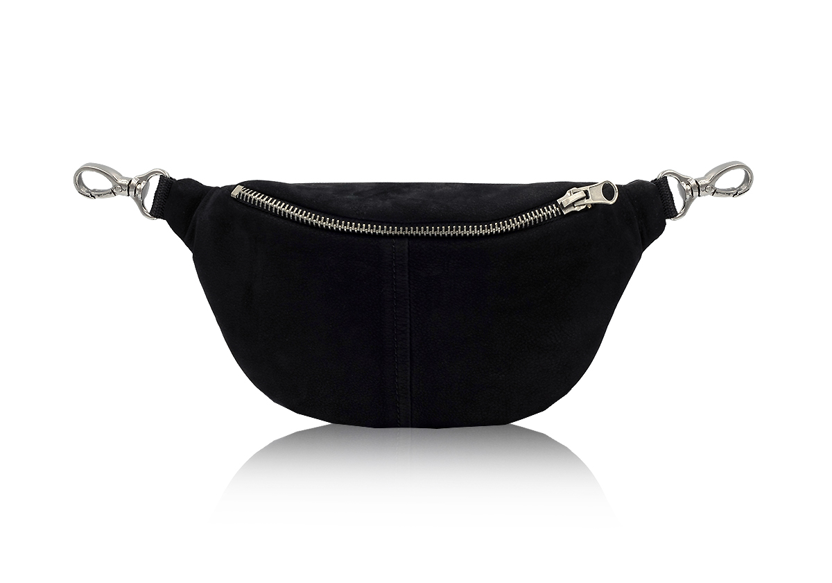 nerka-anacomito-suede-black-mini