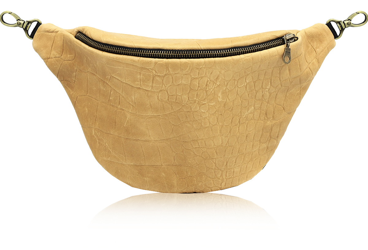 nerka-anacomito-skórzana-croc-beige-maxi a
